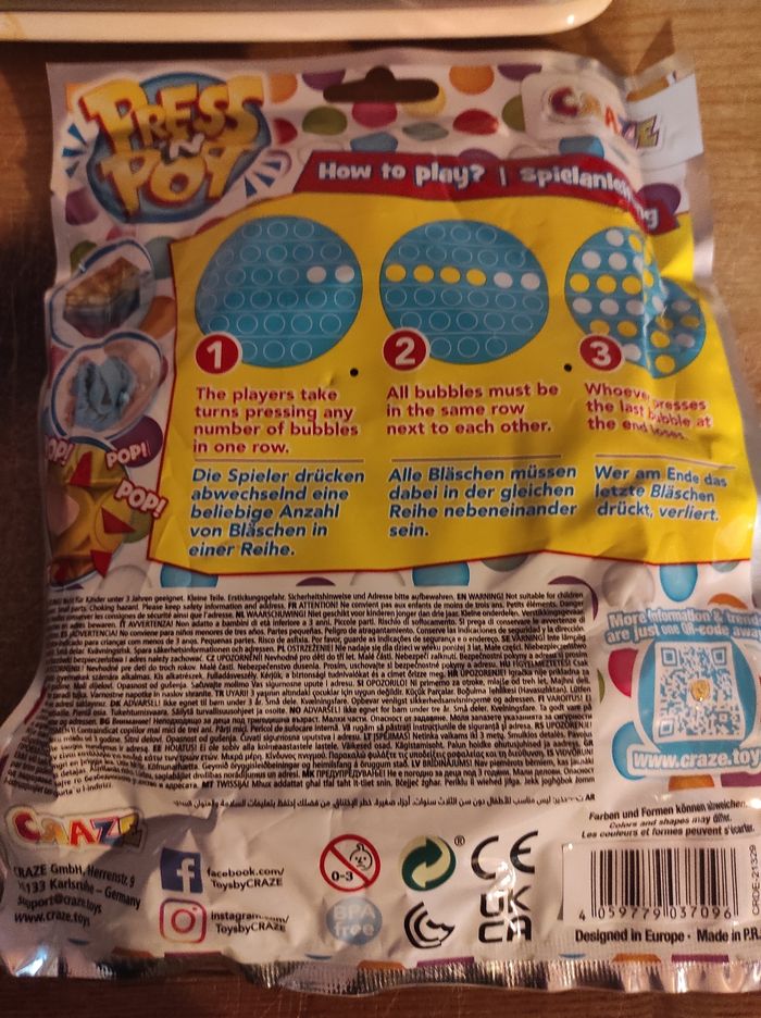 Bubble Pop Donut Anti Stress Fidget Toy - photo numéro 2