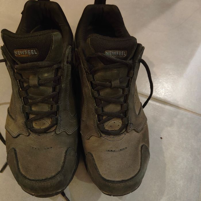 Chaussures marche homme Decathlon Newfeel dessus cuir - photo numéro 3