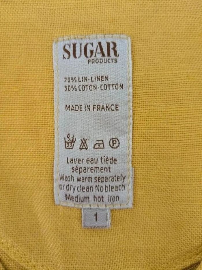 Veste d'été en lin et coton - Sugar - taille 40 - photo numéro 3