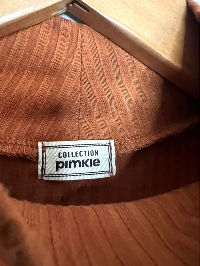 Blouse manches longues Pimkie marron - photo numéro 3