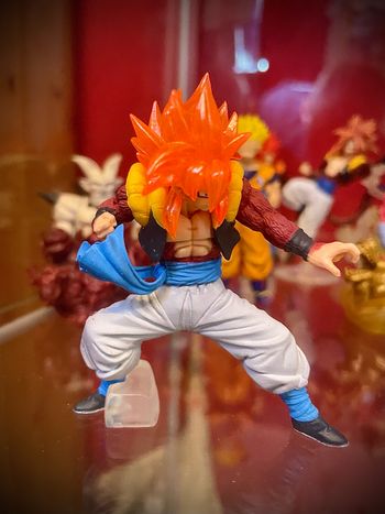 Figurine dragon ball gashapon Gogeta ssj4