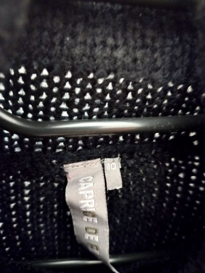 Pull sans manches col roulé noir - photo numéro 4