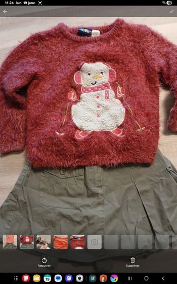 Ensemble 3 pièces fille 4 ans pf409