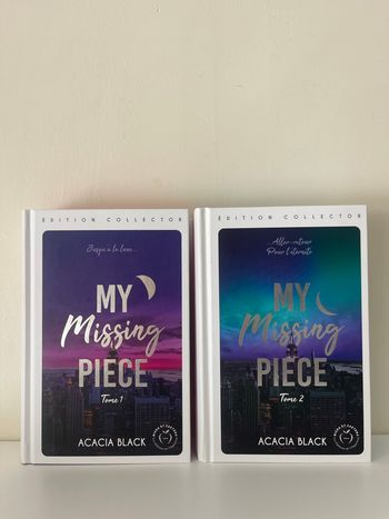 Lot livres my missing piece tome 1 et 2 édition collector