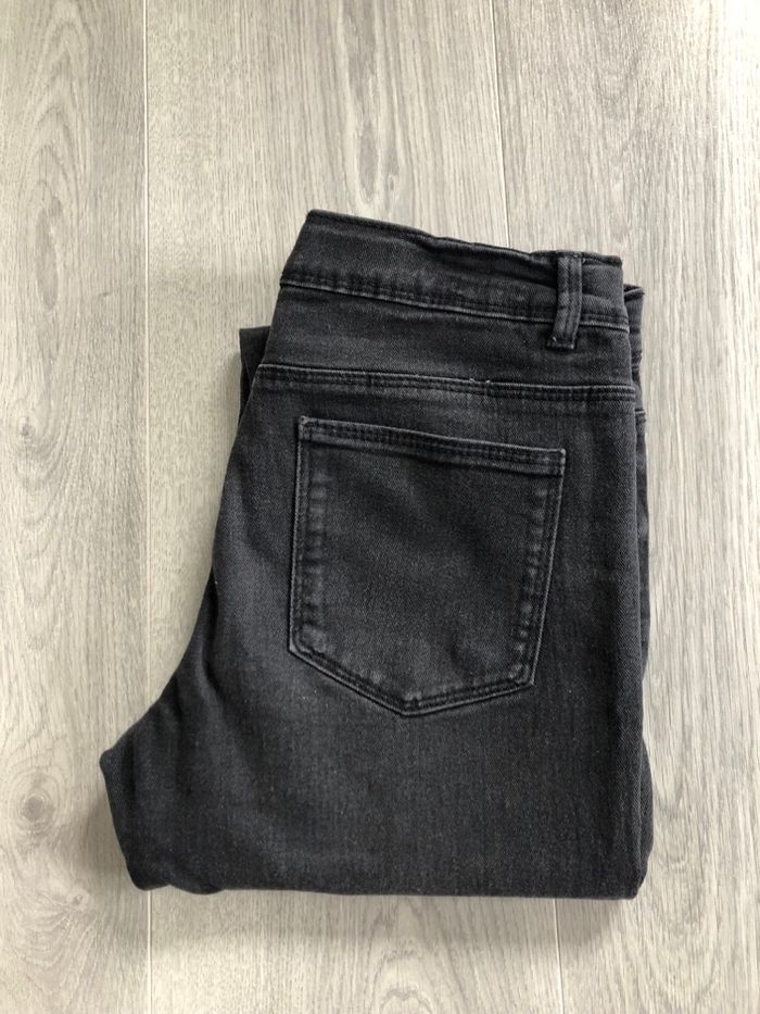 Jeans fille 12 ans slim noir kiabi - photo numéro 6