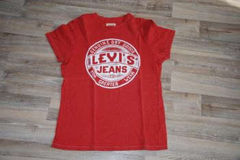 T-shirt rouge levi's 14 ans