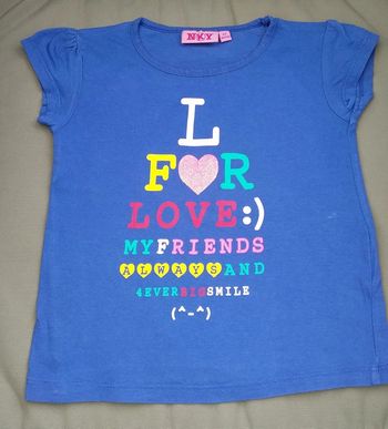 Joli tee-shirt fille 4 ans (104 cm)