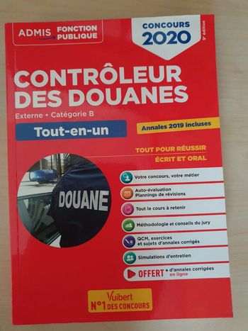 Contrôleur des douanes Catégorie B