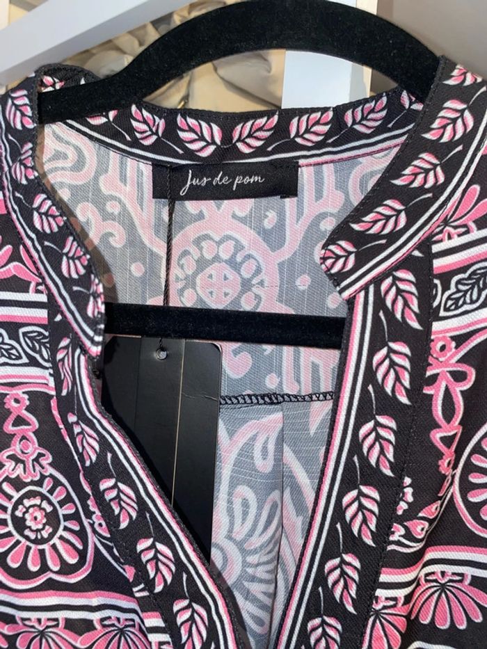 🖤💗 Robe courte à imprimé rose & noir  Jus de Pom 💗🖤 - photo numéro 6