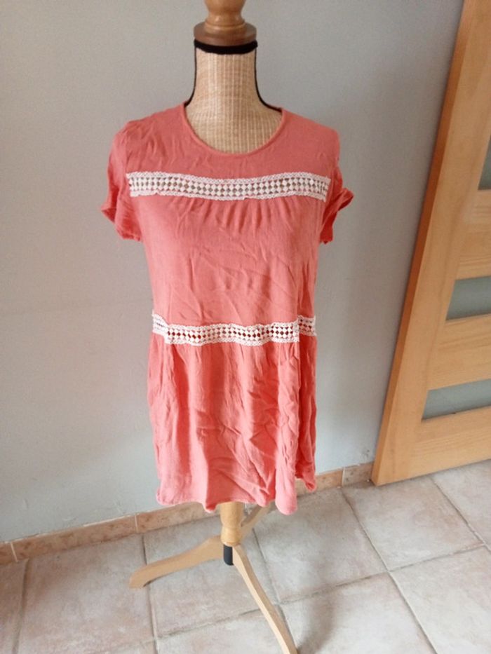 Tunique Rose à dentelles - photo numéro 3