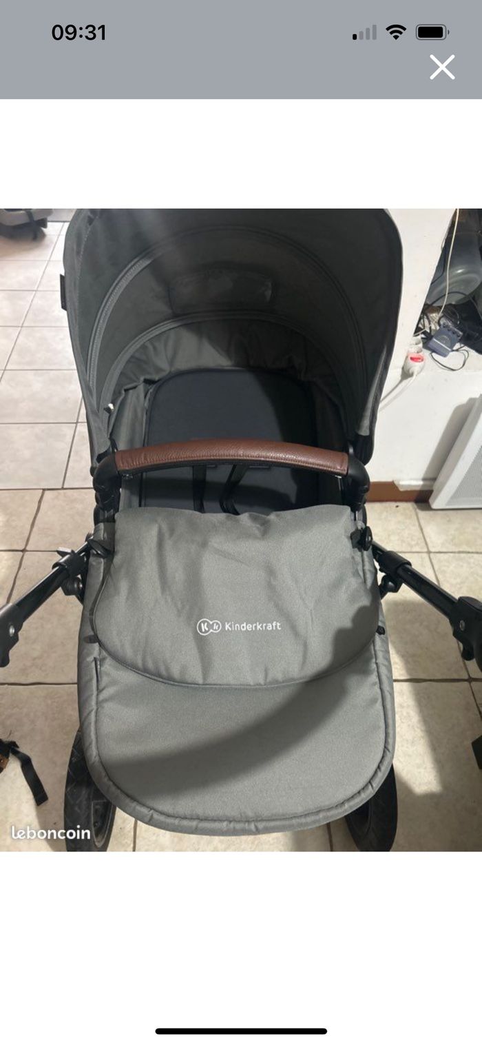 Poussette kinderkraft 3 en 1