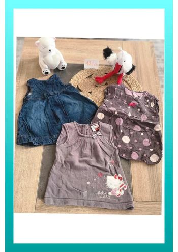 Lot robes 12 mois