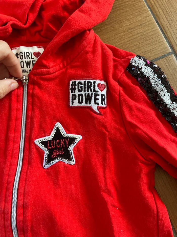 Gilet zippé original marines 4/5 ans - photo numéro 2