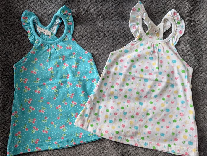 NEUF, lot de 6 robes + 4 culottes, 6 mois - photo numéro 3