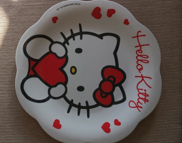 Assiette Hello kitty