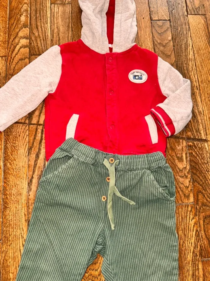 Gilet et pantalon Bout’chou  18 mois - photo numéro 2