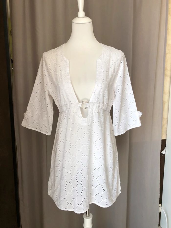 Tunique blanche style70’ Echo M