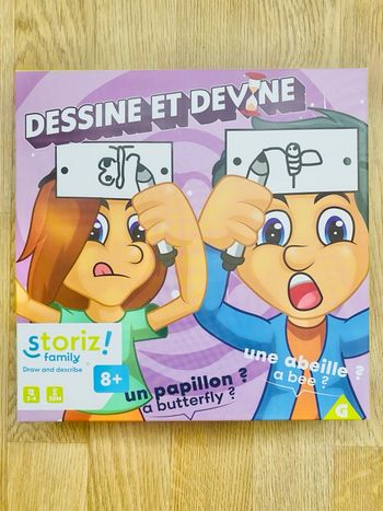 Jeu de société dessiné et devine 