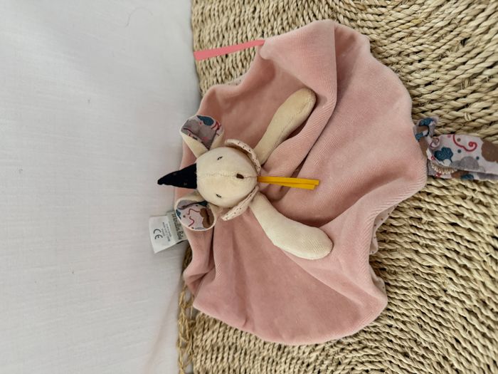 Doudou plat souris rose Mimi Il était une fois MOULIN ROTY - photo numéro 2