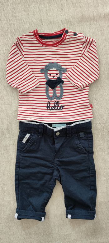 Pantalon tee-shirt manches longues