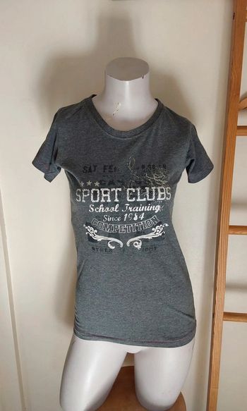 Tee shirt gris SportWay T 34