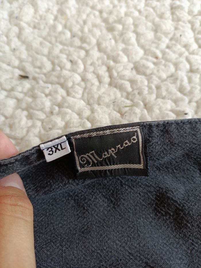Débardeur noir en jean à boutons 100% rayon – style vintage décontracté - photo numéro 3