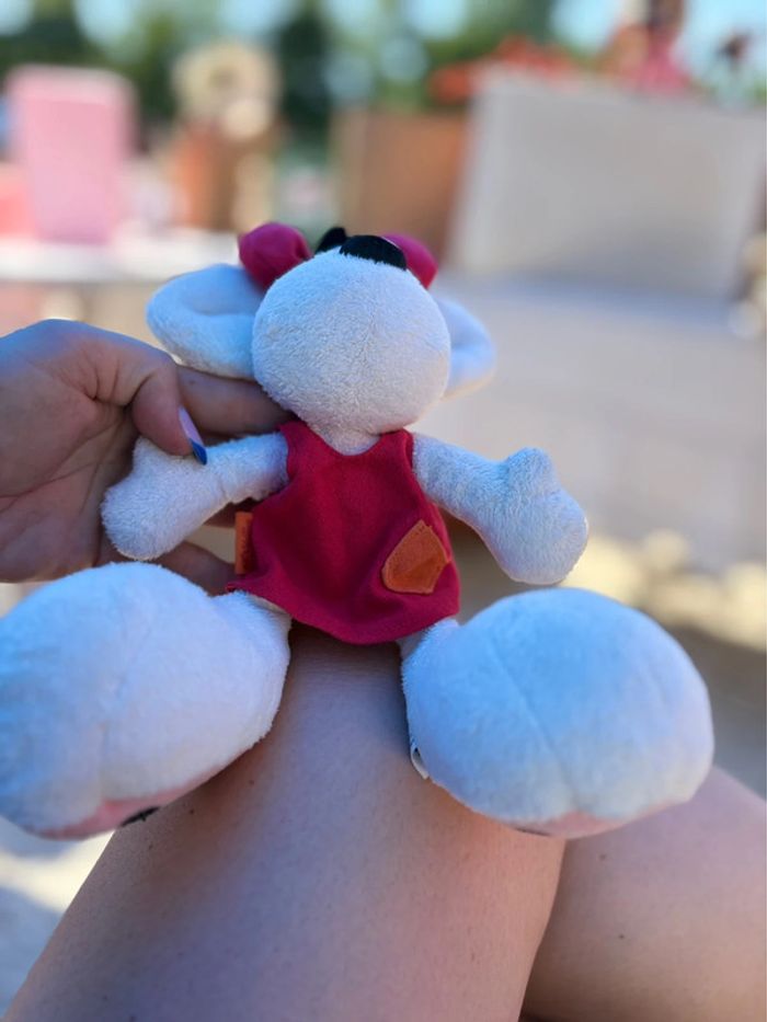Peluche Diddlina - en robe - en très bon état - taille moyenne - photo numéro 2