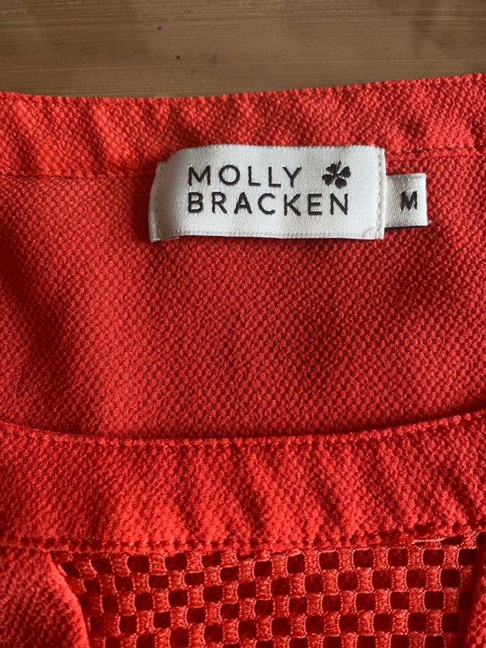 Tee shirt Molly Bracken manche courte corail coupe oversize taille M - photo numéro 12