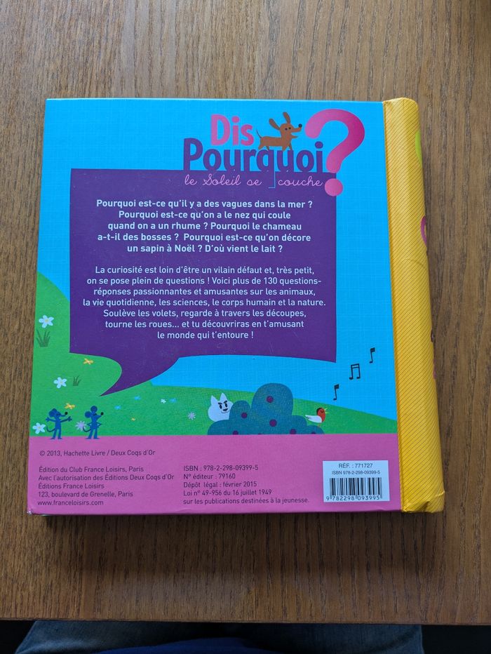 Livre enfant Dis pourquoi ? - photo numéro 2