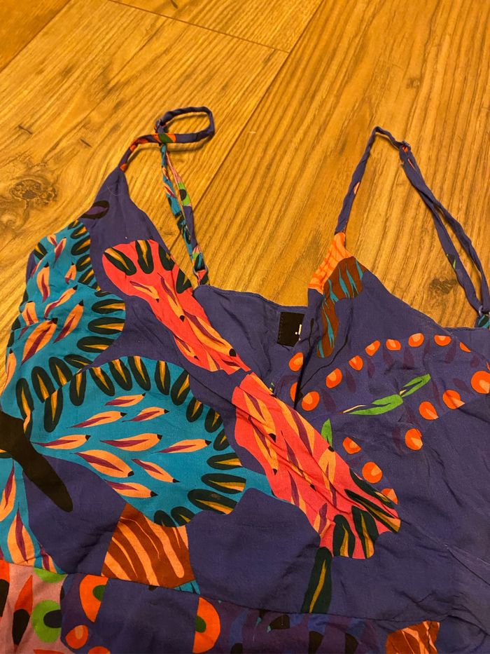 Robe été mauve à motifs papillons Desigual Txs - photo numéro 5