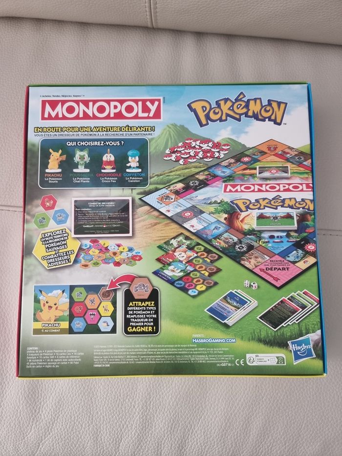 Jeu monopoly pokemon - photo numéro 2