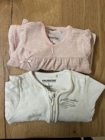 2 pyjamas 1 mois Orchestra