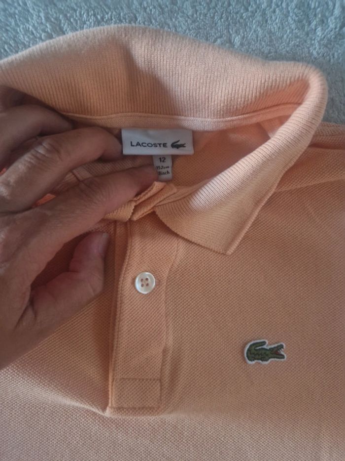Lot 5 polos garçon 12ans Lacoste - photo numéro 5