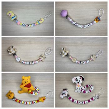 Attache tétine personnalisée 