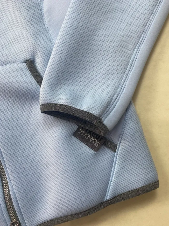 Gilet / Sweat à capuche Pikeur – Bleu clair et gris – Taille M - photo numéro 3