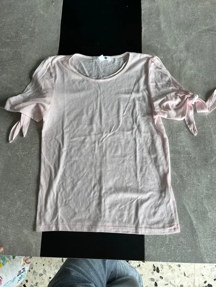 Teeshirt rose XS