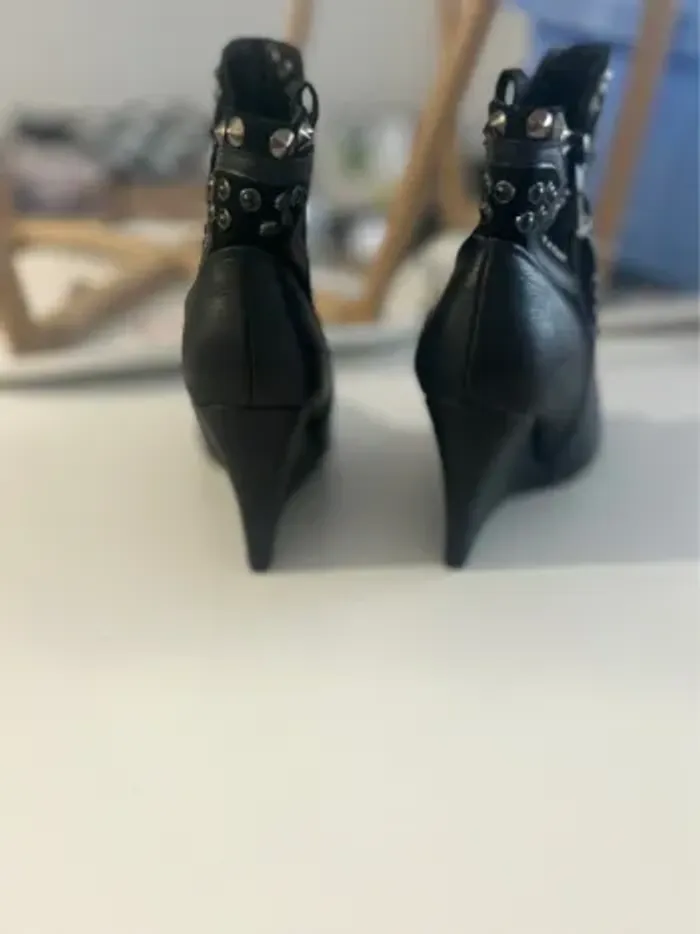 Bottine talon compensée - photo numéro 4