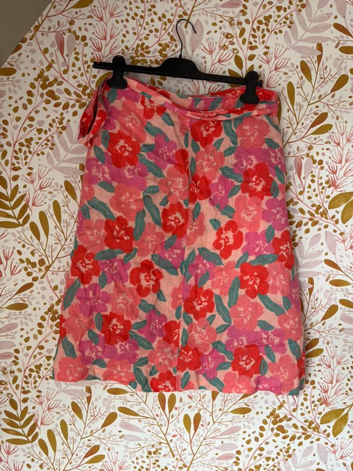 Ensemble fleuris bohème jupe + tee shirt camaïeu - photo numéro 4