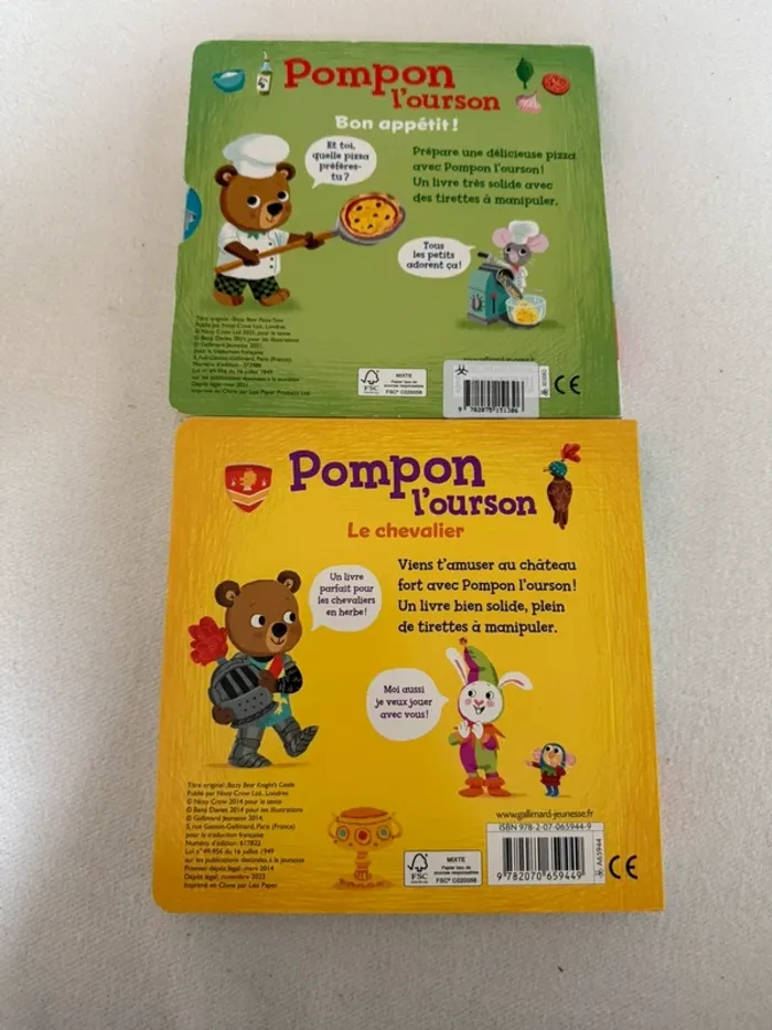 Lot de 2 livres Pompom l’ourson - photo numéro 2