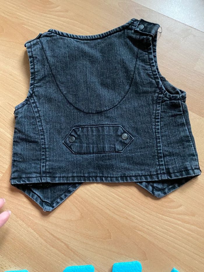 Gilet / veste en jeans « Urban » Influx Taille 2 ans - photo numéro 2