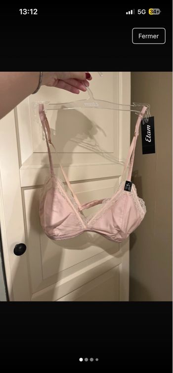 Soutien gorge rose poudré 