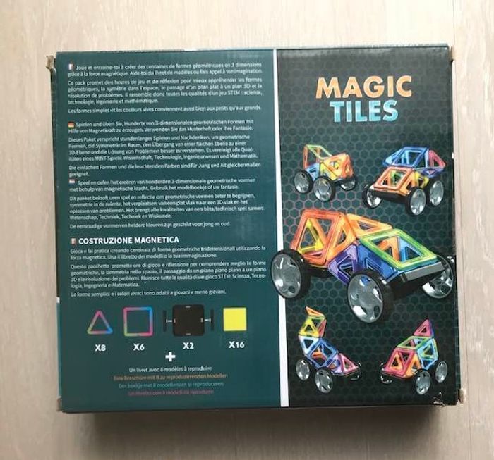 Coffret jeu de construction magnétiques Magic Tiles - photo numéro 3