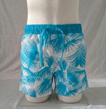 Short de bain bleu motifs palmiers - Inextenso 2 ans (92 cm)