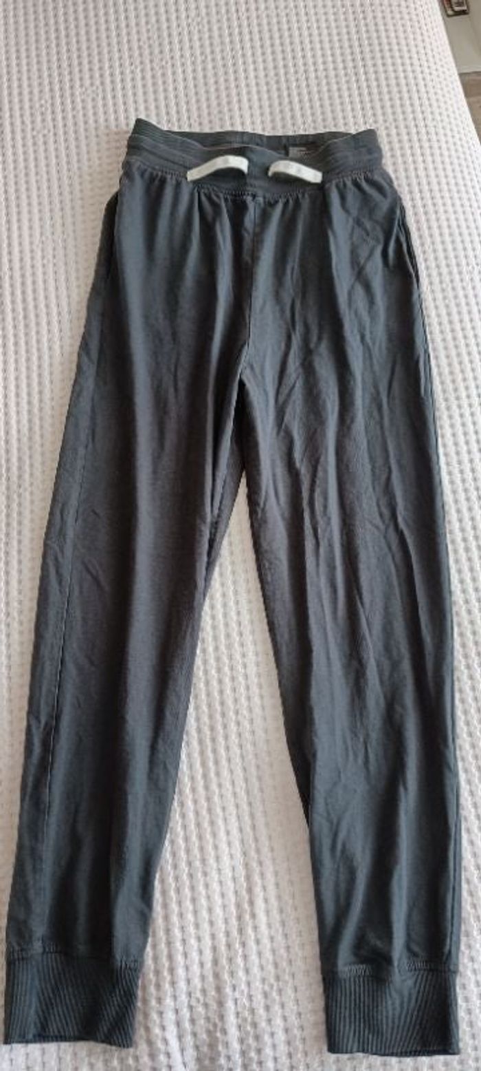 Pantalon de jogging homme gris foncé 164cm 14ans HetM