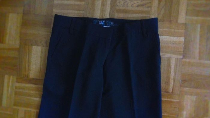 Pantalon  droit  noir  chic  T38  jamais  porte - photo numéro 2