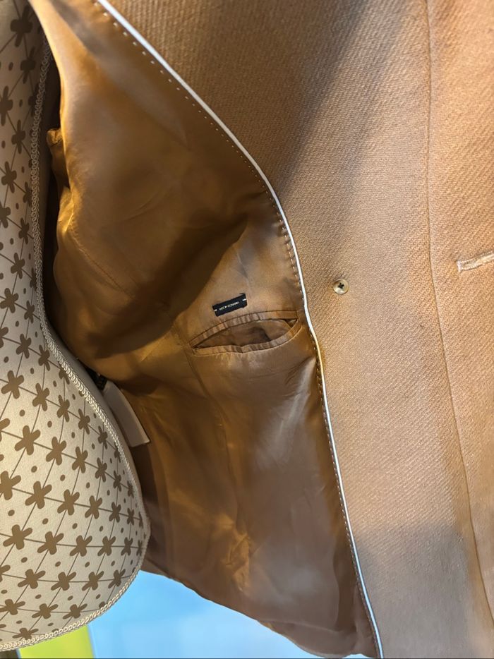 Manteau Camel Femme Massimo Dutti - photo numéro 7