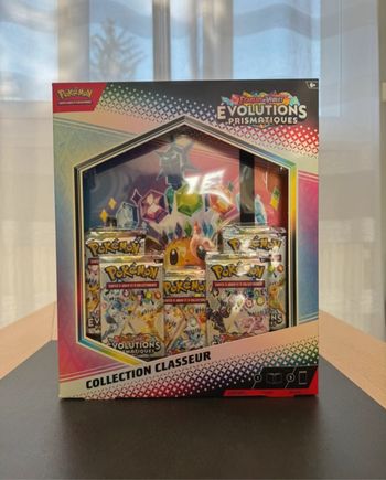 Coffret Pokémon Classeur Évolution Prismatique EV8.5 FR Neuf Scellé