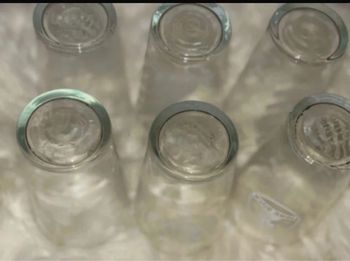 Lot verre tigre bock