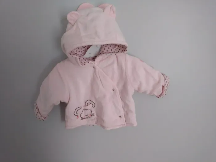 Veste rose douce Petit Kimbaloo 1 mois