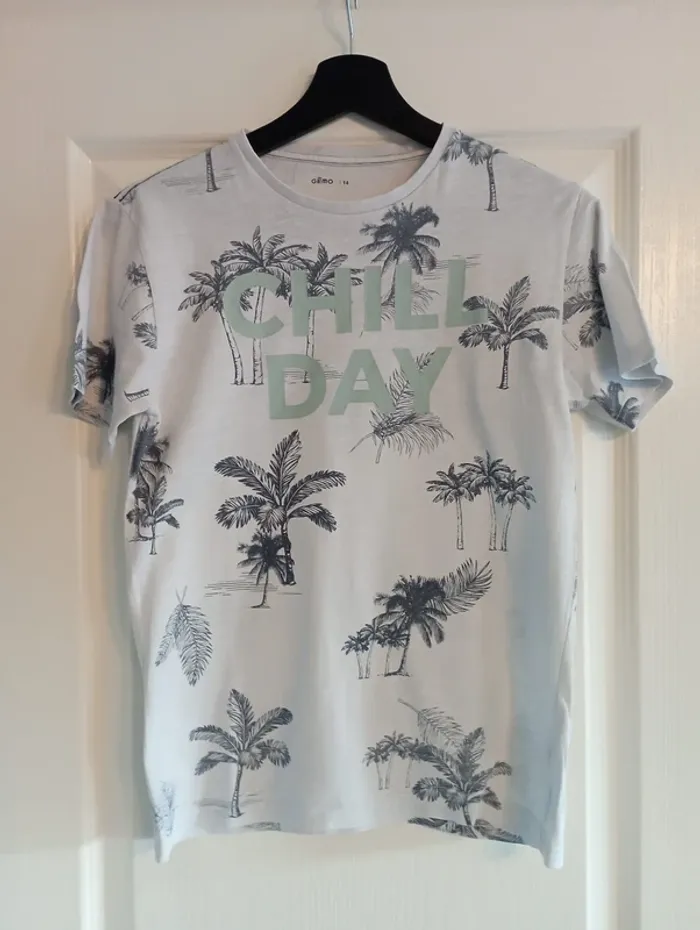 T-Shirt Gemo blanc 14 ans